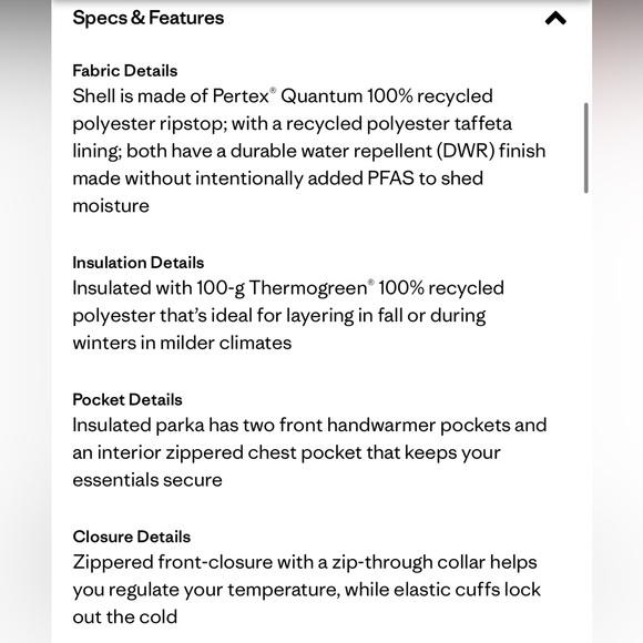 Patagonia Women’s Pine Bank Insulated Parka - Picture 11 of 11